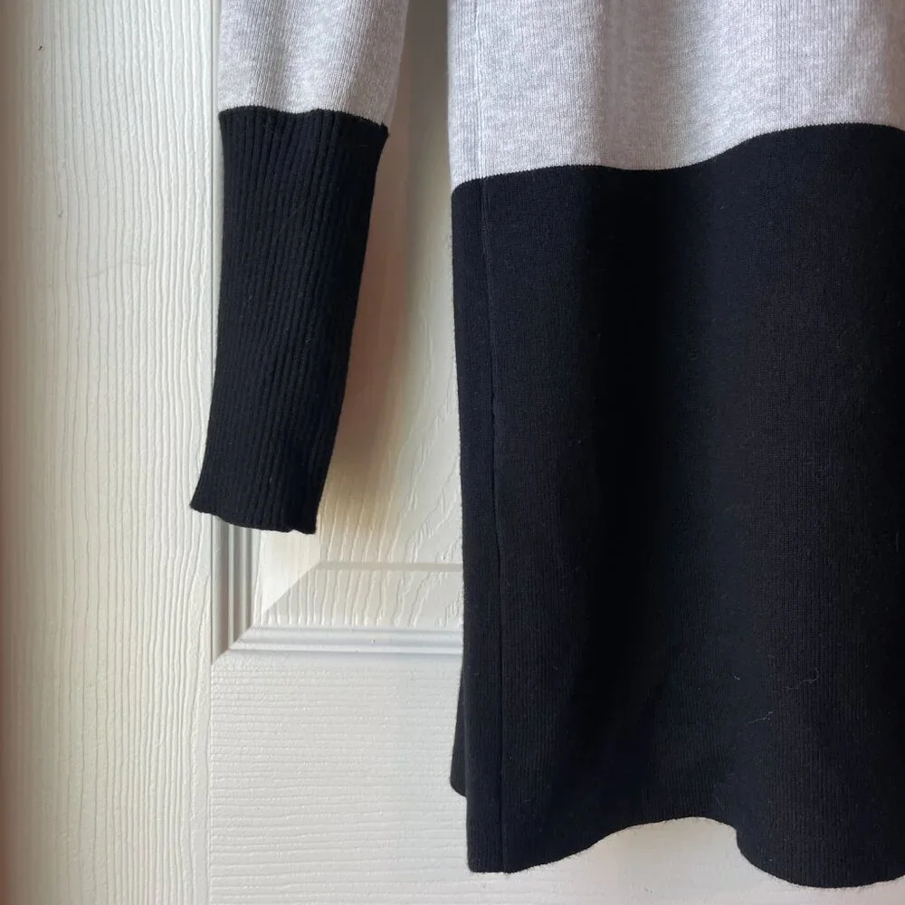 Two-Tone Open-Front Cardigan Size Small - Picture 7 of 10